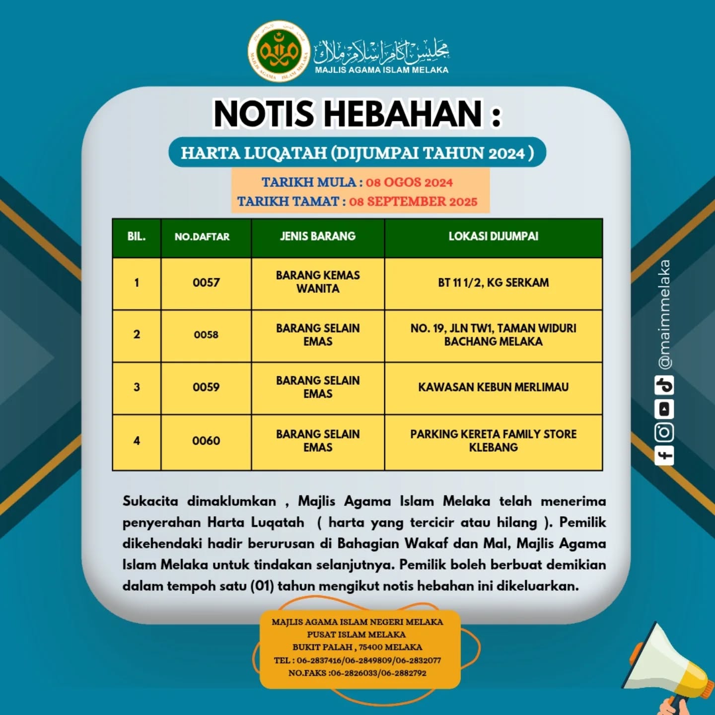 HARTA LUQATAH (DIJUMPAI TAHUN 2024) Image