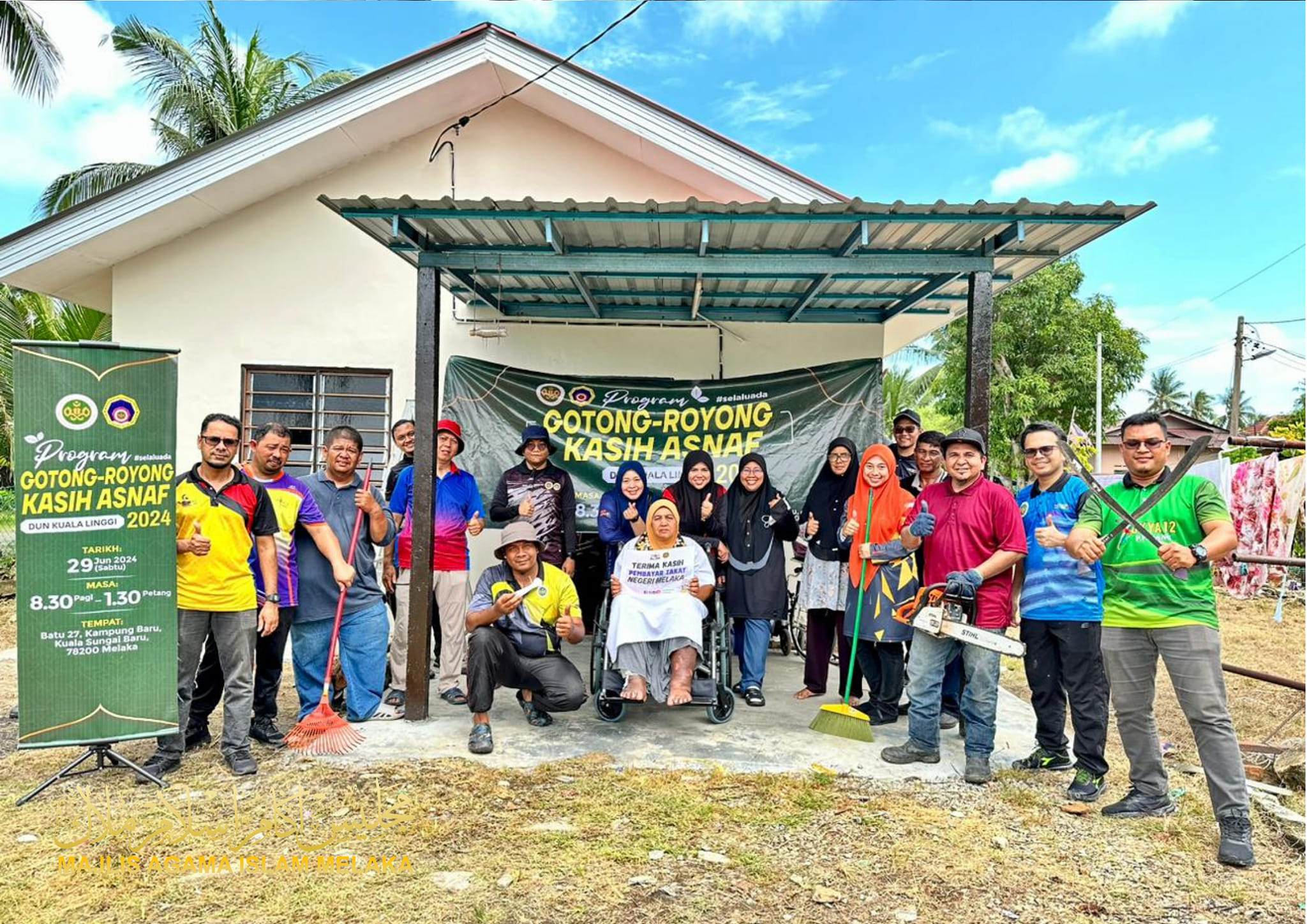 Program Gotong-Royong Rumah Asnaf Dun Kuala Linggi