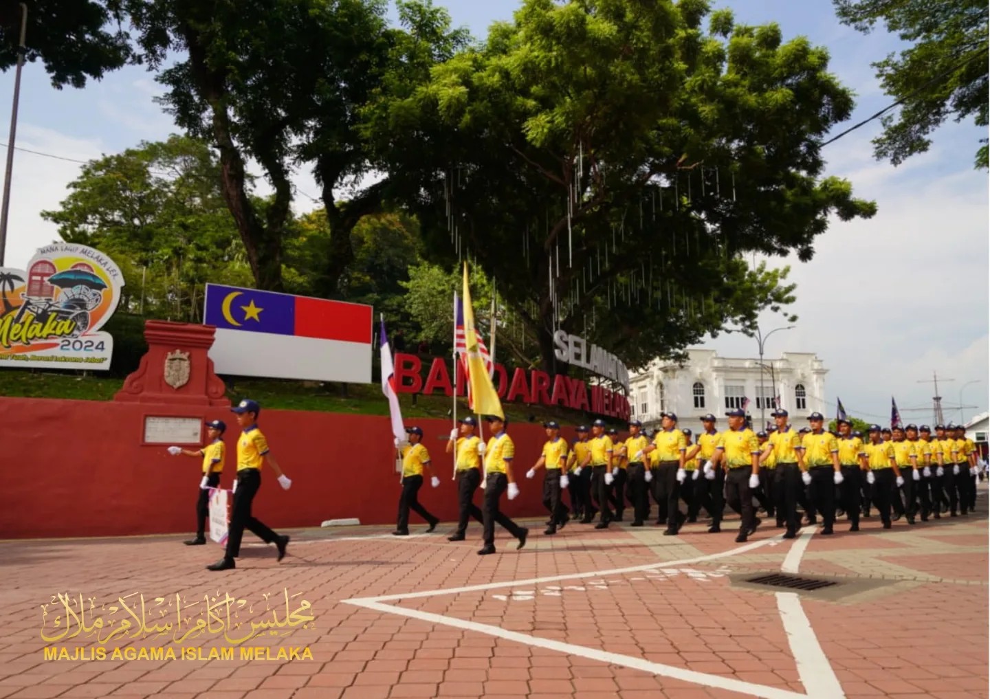 Raptai Penuh Perbarisan Sambutan Hari Kebangsaan Peringkat Negeri Melaka