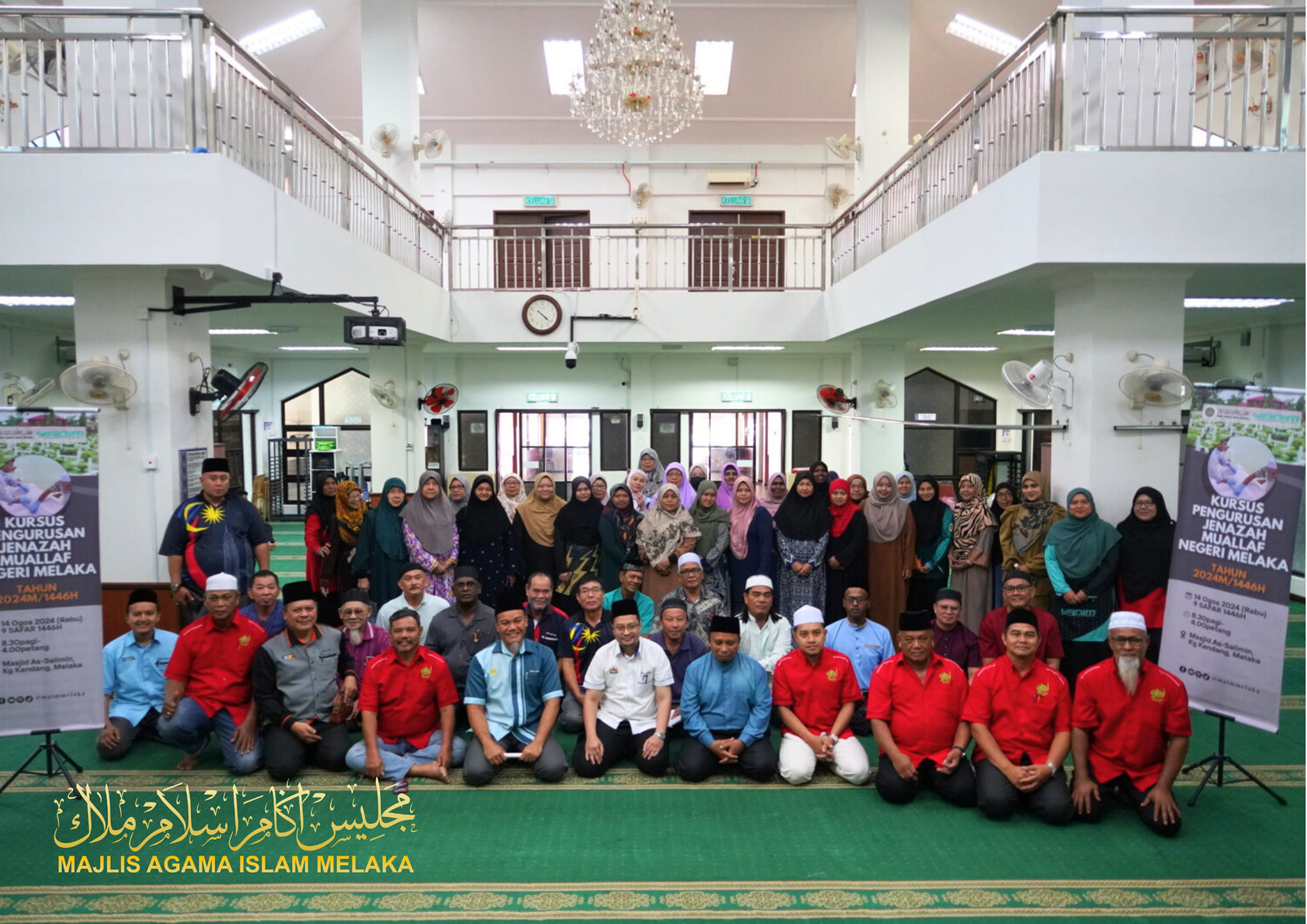  Kursus Pengurusan Jenazah Mualaf Negeri Melaka di Masjid As Salimin Kariah Kandang